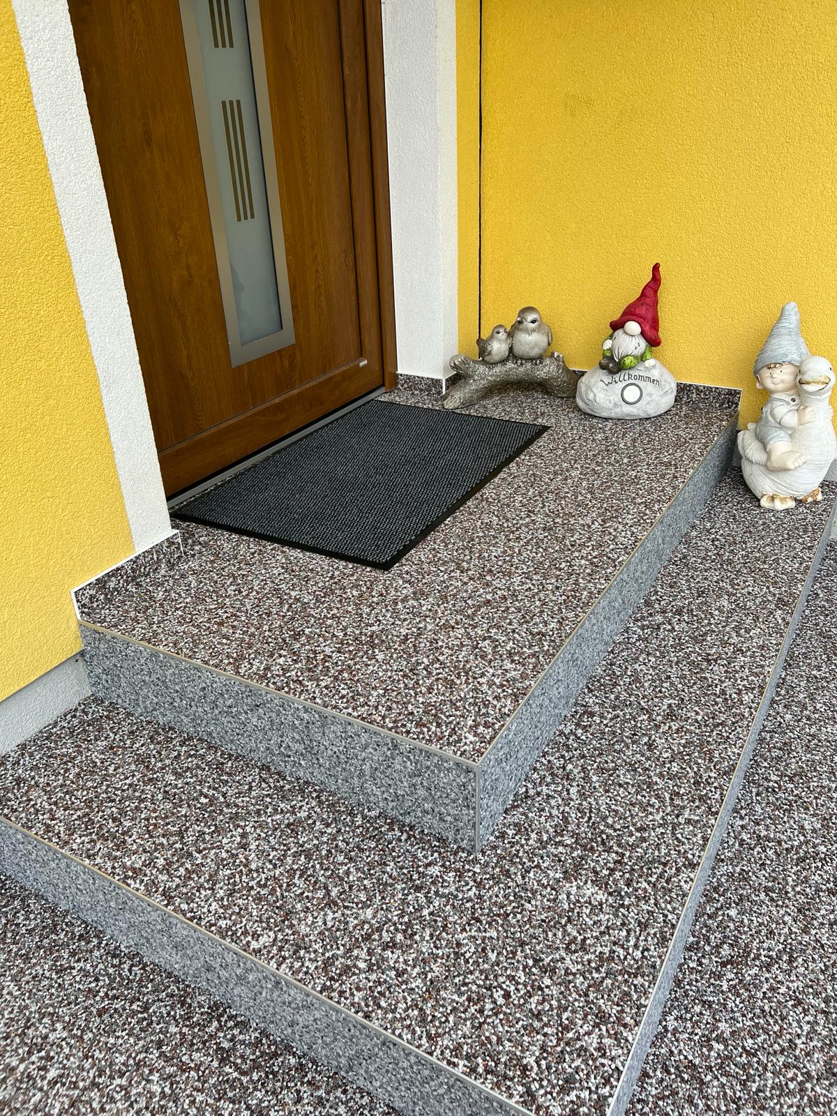 Steinteppich Wohnbereich